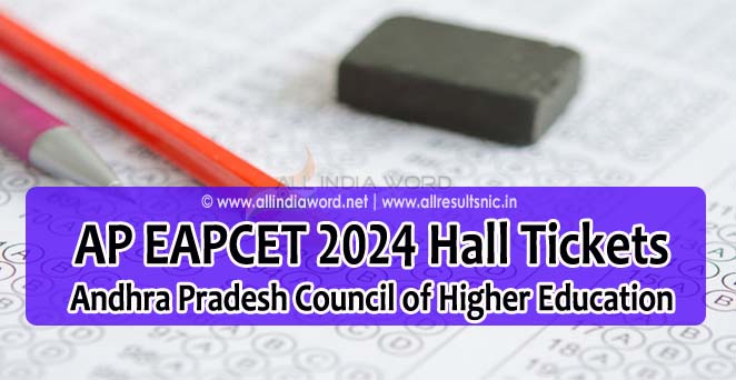 AP EAPCET Hall Tickets 2024